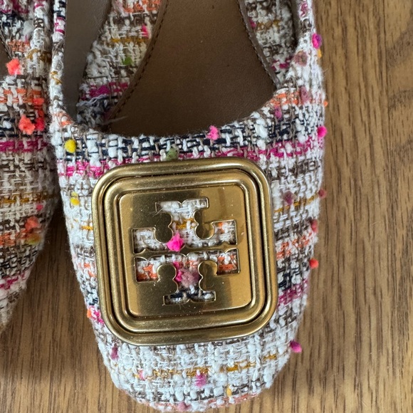 [Tory Burch] Multi Color Georgia Tweed Pump w/Block Heel Sz:8M - Picture 9 of 15